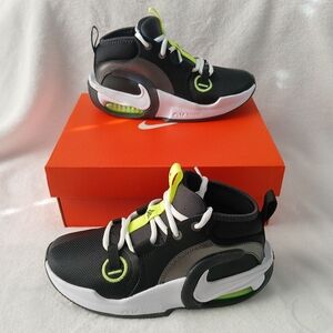 Nike Air Zoom Crossover 2 Big Kid  Basketball Lace-Up Shoes Black Youth Size 2